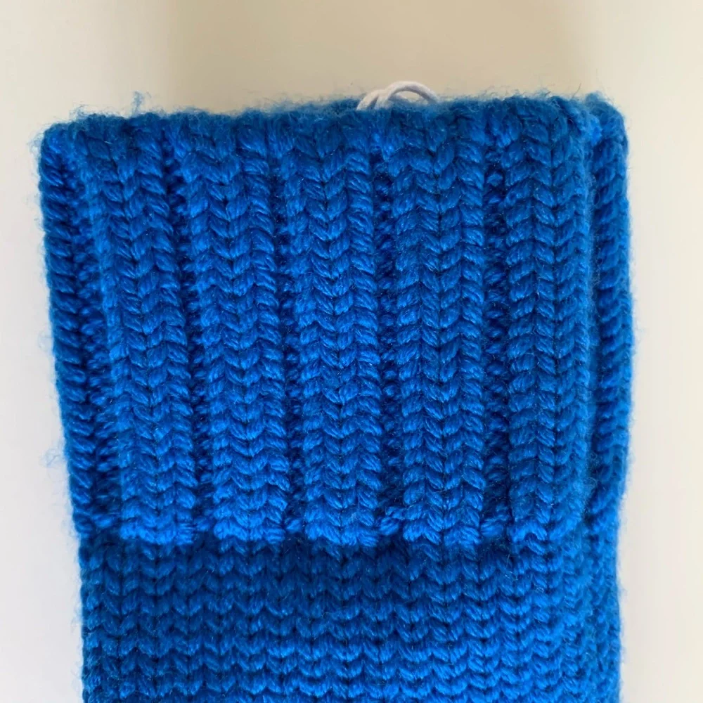 Tory Burch Sport Merino Little Grumps Mittens Blue